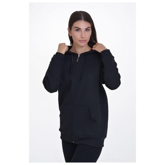 Target Γυναικεία ζακέτα Long Jacket Hoodie Fleece Target Γυναικεία ζακέτα Long Jacket Hoodie Fleece